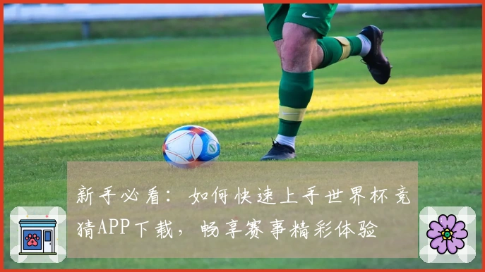 新手必看：如何快速上手世界杯竞猜APP下载，畅享赛事精彩体验